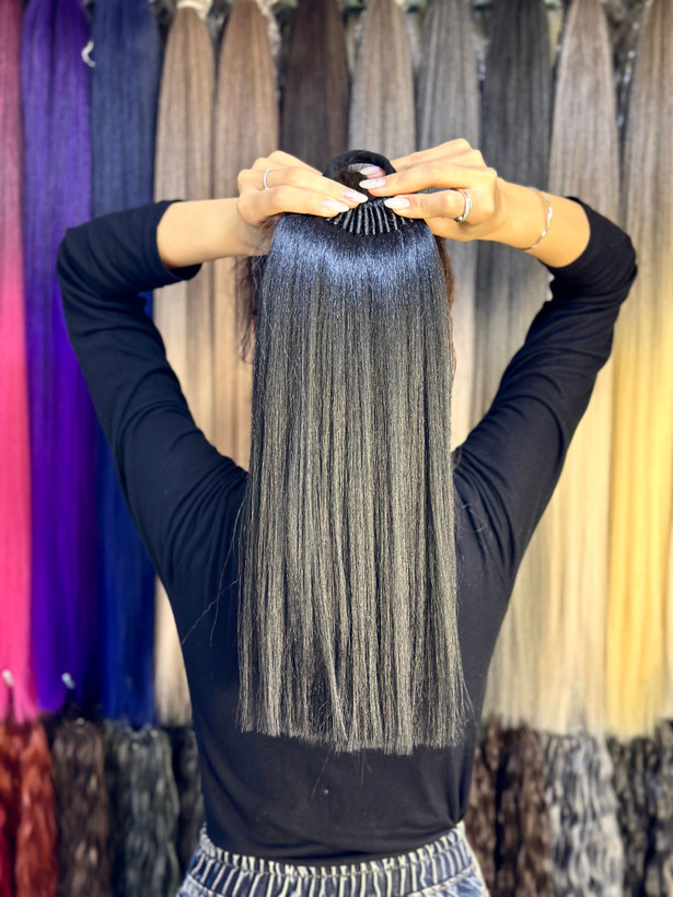 عکس محصول دم اسبی مشکی پر کلاغی ۴۰ سانت
