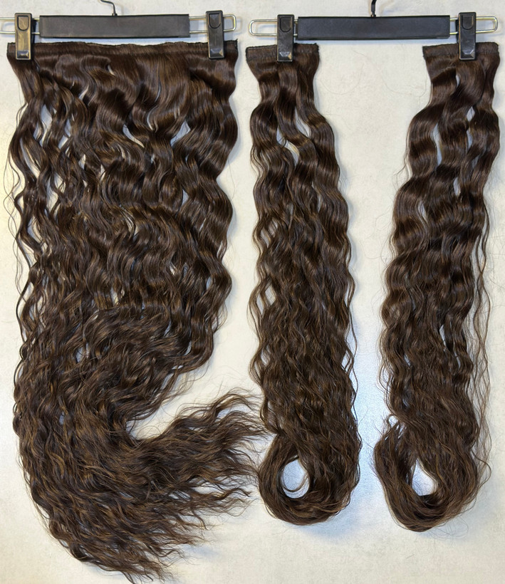 عکس محصول اکستنشن ۵ گیره فر قهوه ای+ست دوگیره قد ۹۰ س