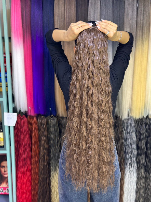 عکس محصول دم اسبی فر تک رنگ خرمایی قد ۹۰ سانت