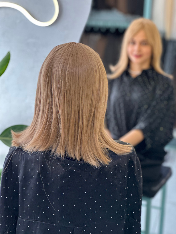 عکس محصول کلاه گیس جلوچتری مصری شکلاتی کد ۱۸