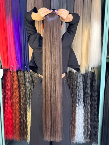 دم اسبی تک رنگ قهوه ای قد ۱۲۰ سانت
