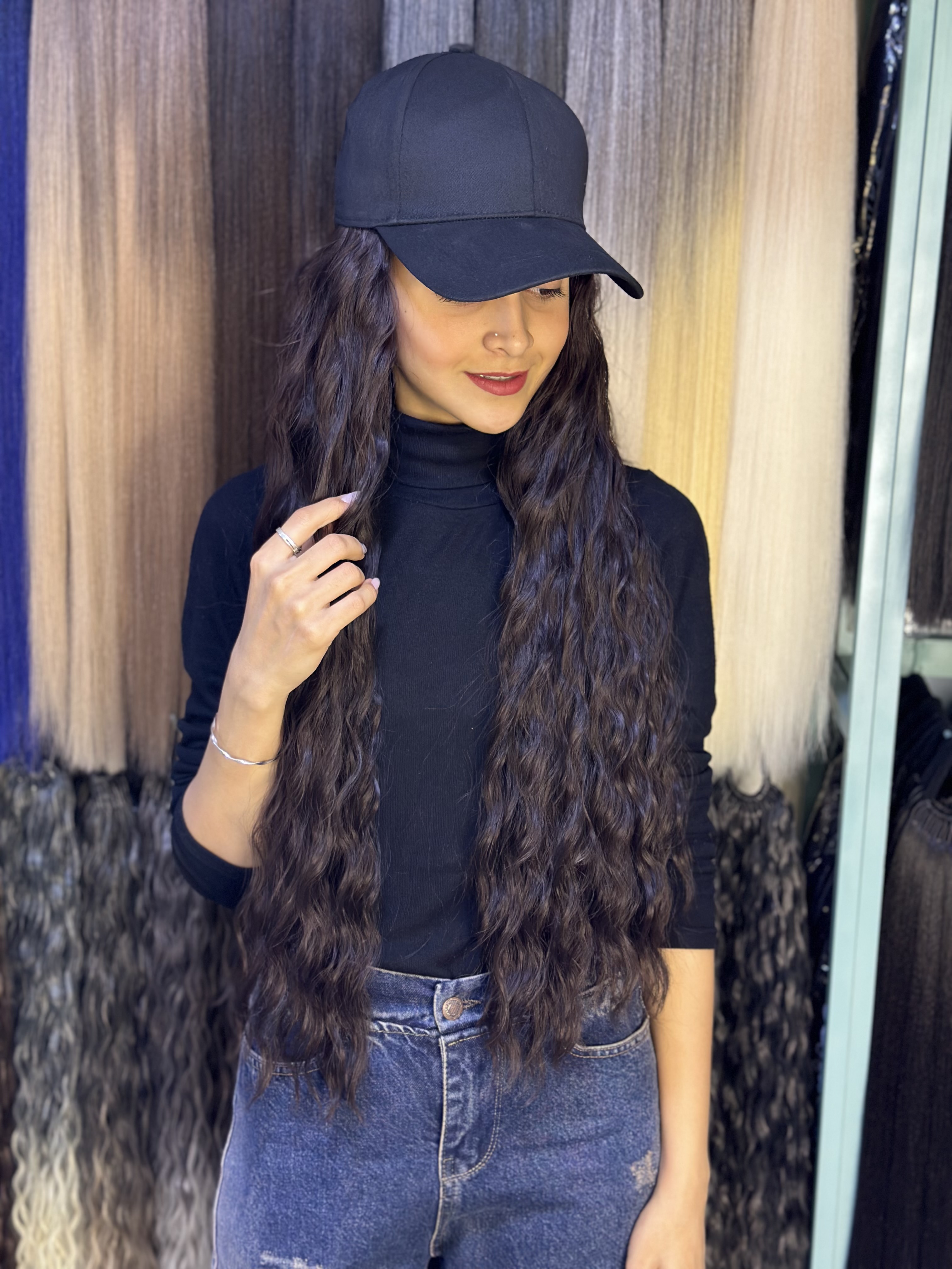 کلاه کپ قهوه ای ۷۰ سانت فر قهوه ای سوخته