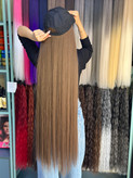 کلاه کپ با موی ۱۲۰ سانت خرمایی فر