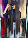 کلاه کپ با موی ۱۲۰ سانت مشکی صاف