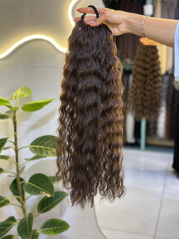 دم اسبی فر شرکتی قهوه ای کد ۴