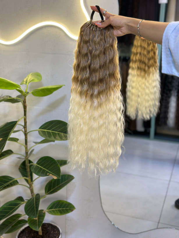 دم اسبی فر شرکتی امبره بلوند کد 12T613a