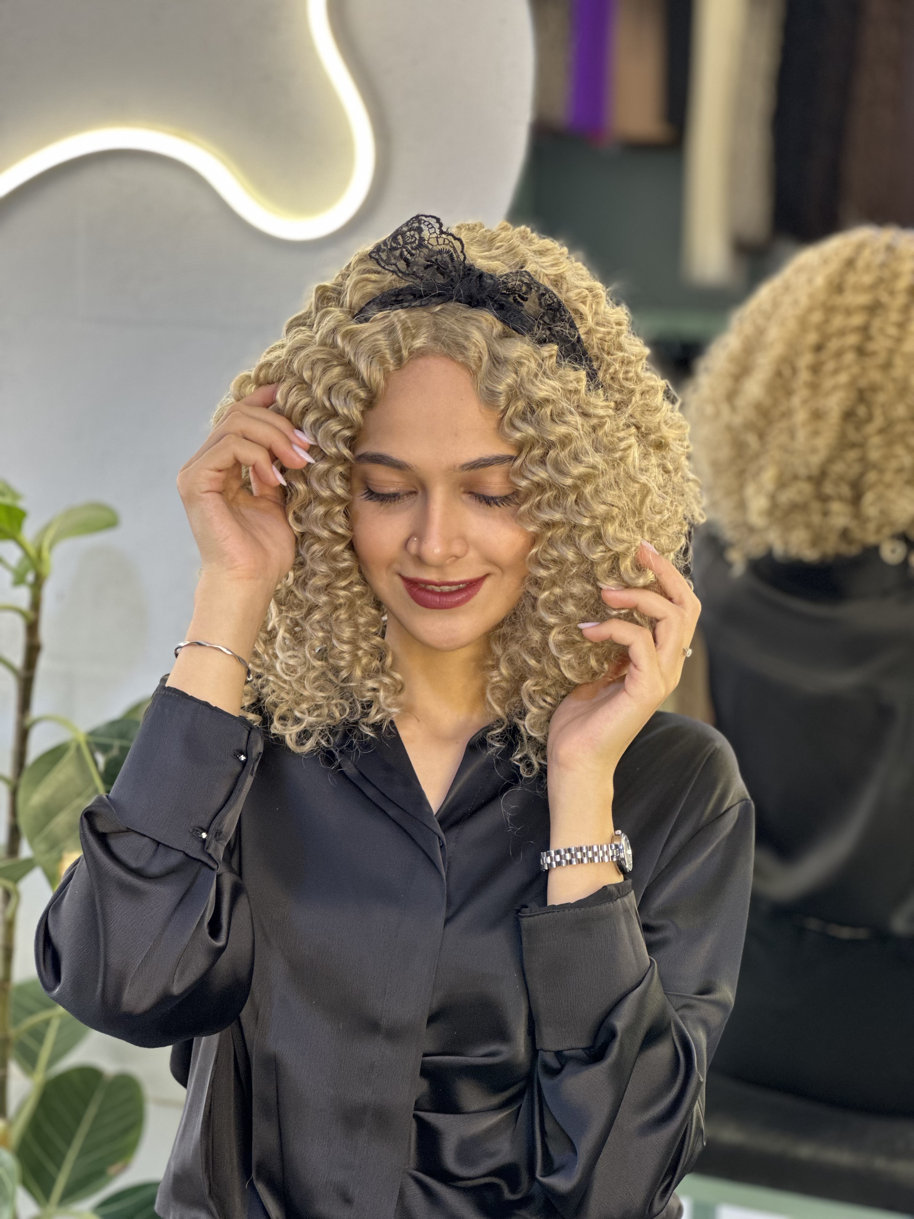 کلاهگیس وارداتی فر زیتونی کد 24b (برند سوکپ)