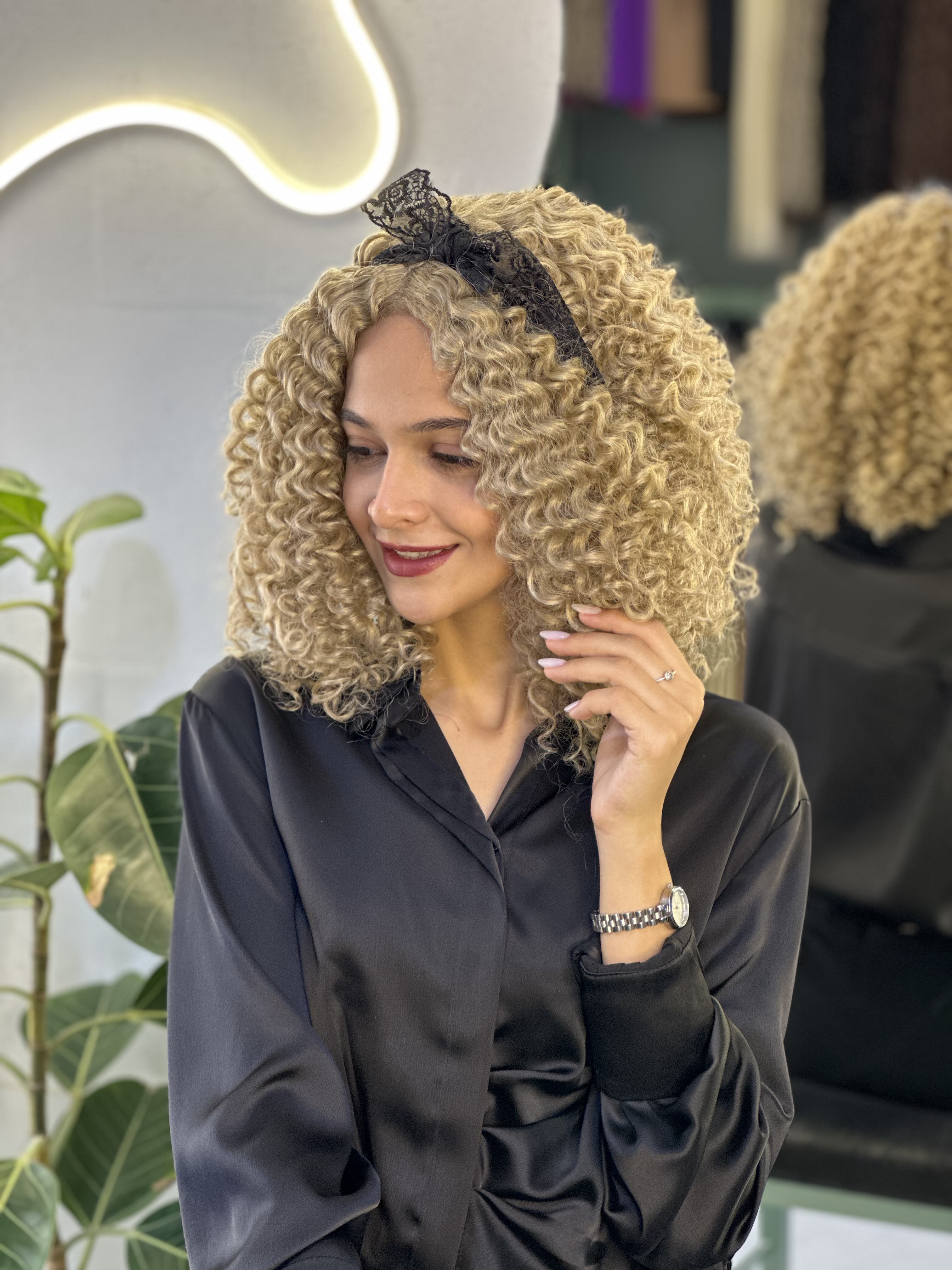 کلاهگیس وارداتی فر زیتونی کد 24b (برند سوکپ)