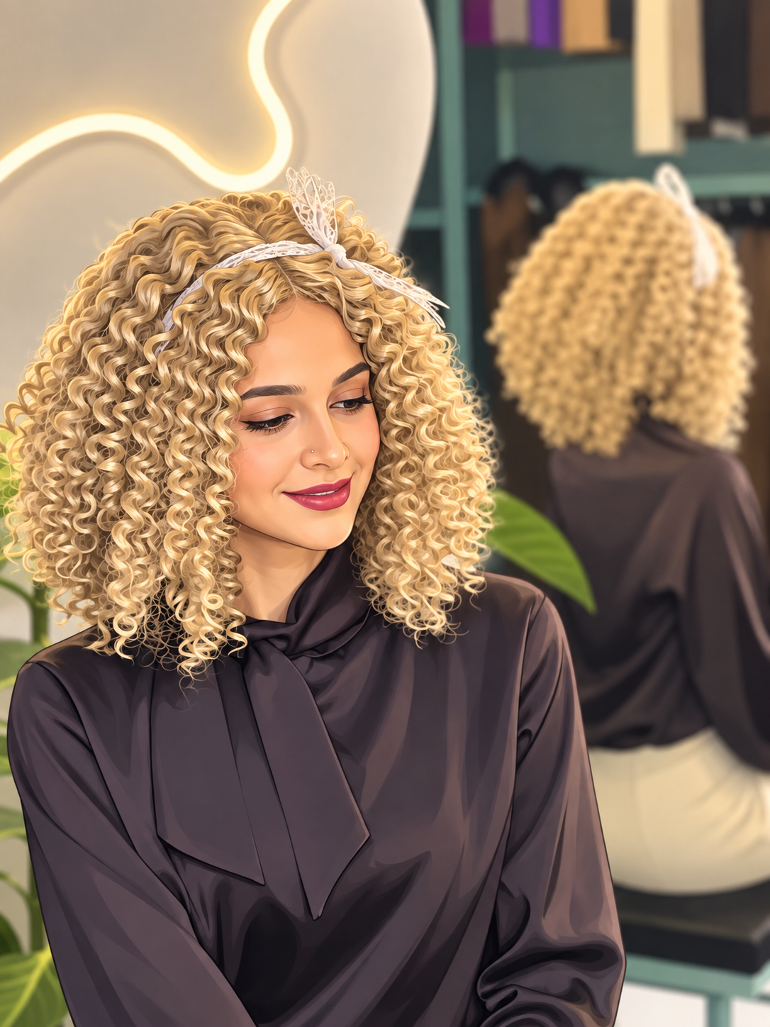 کلاهگیس وارداتی فر زیتونی کد 24b (برند سوکپ)