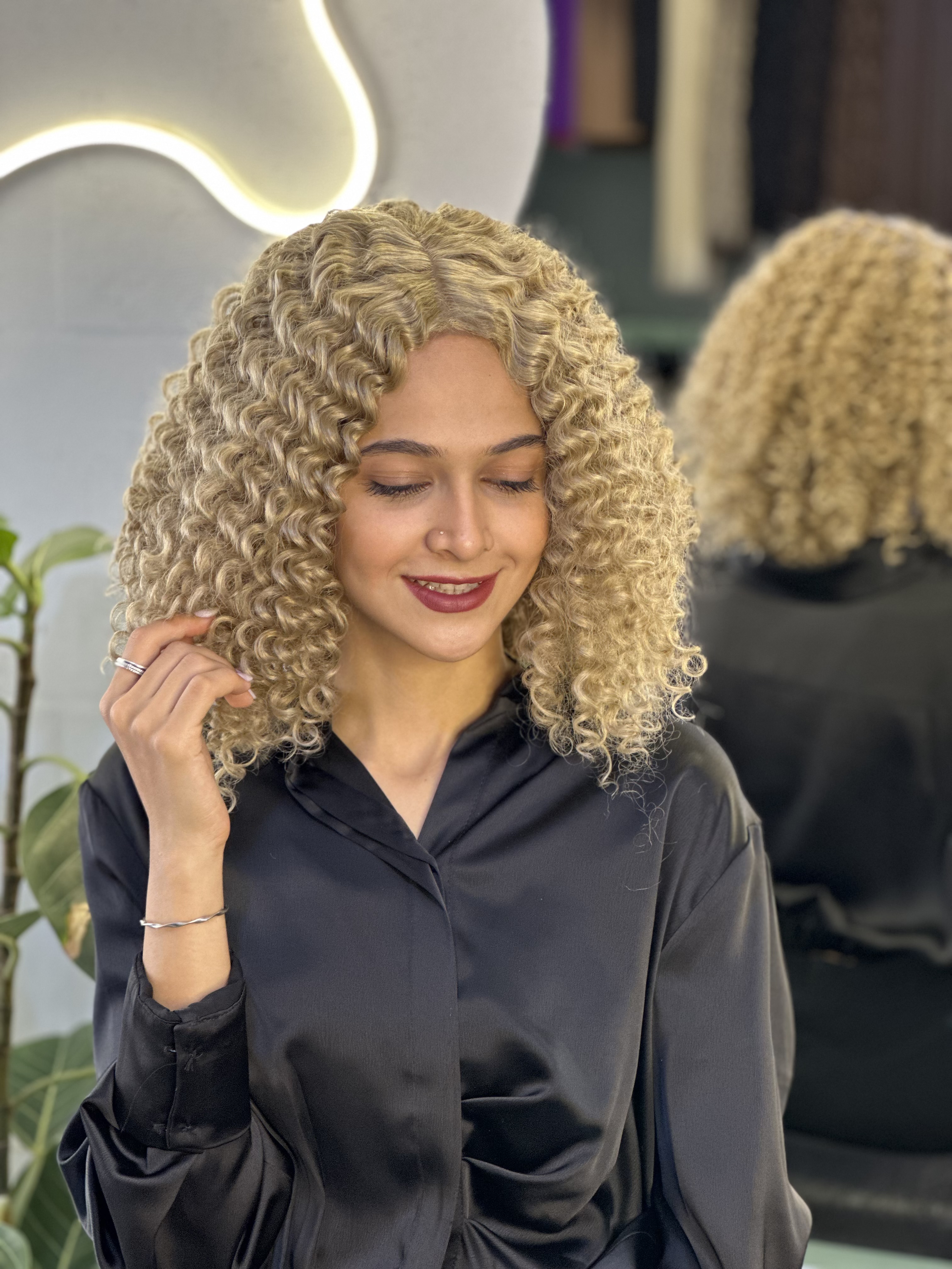 کلاهگیس وارداتی فر زیتونی کد 24b (برند سوکپ)