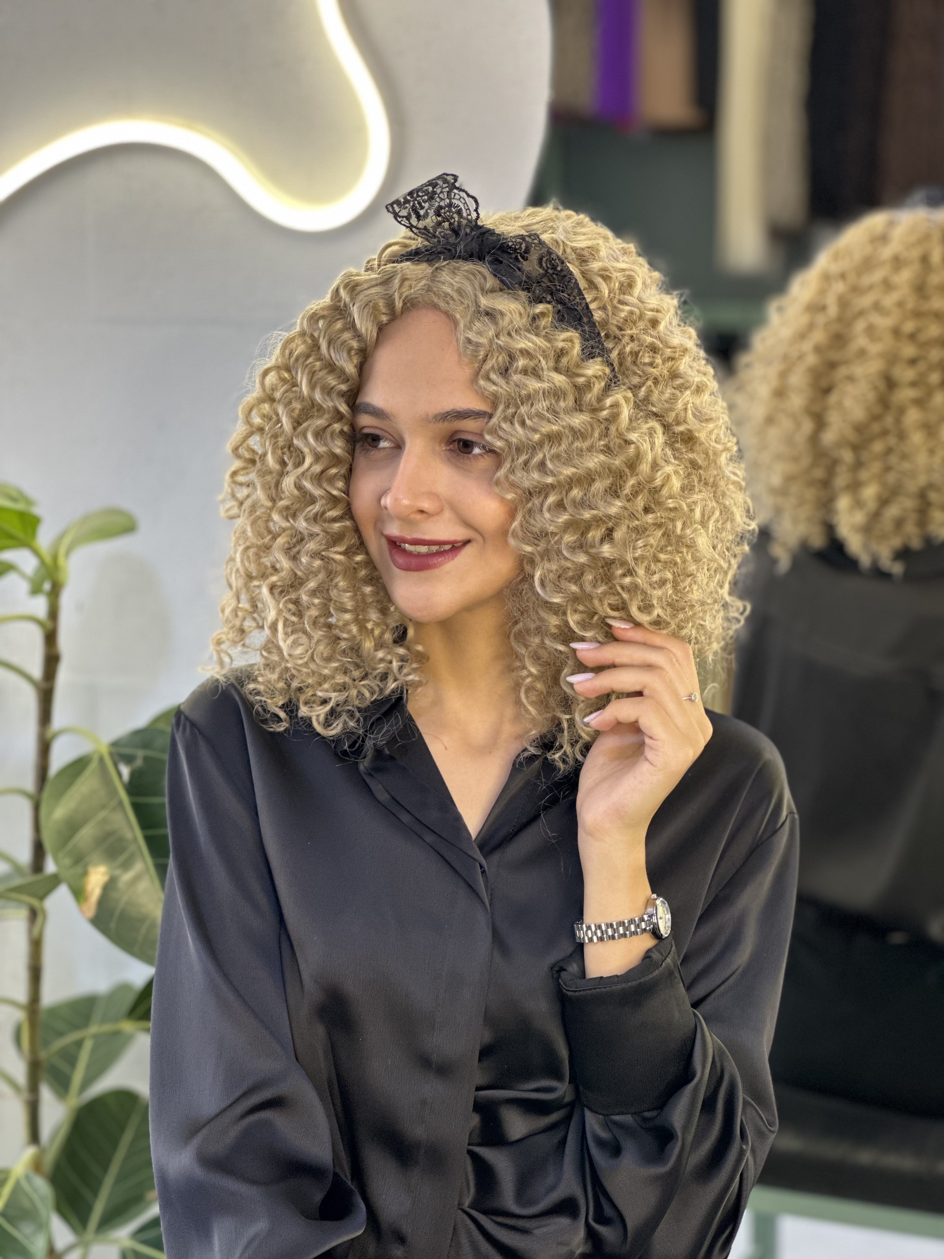 کلاهگیس وارداتی فر زیتونی کد 24b (برند سوکپ)