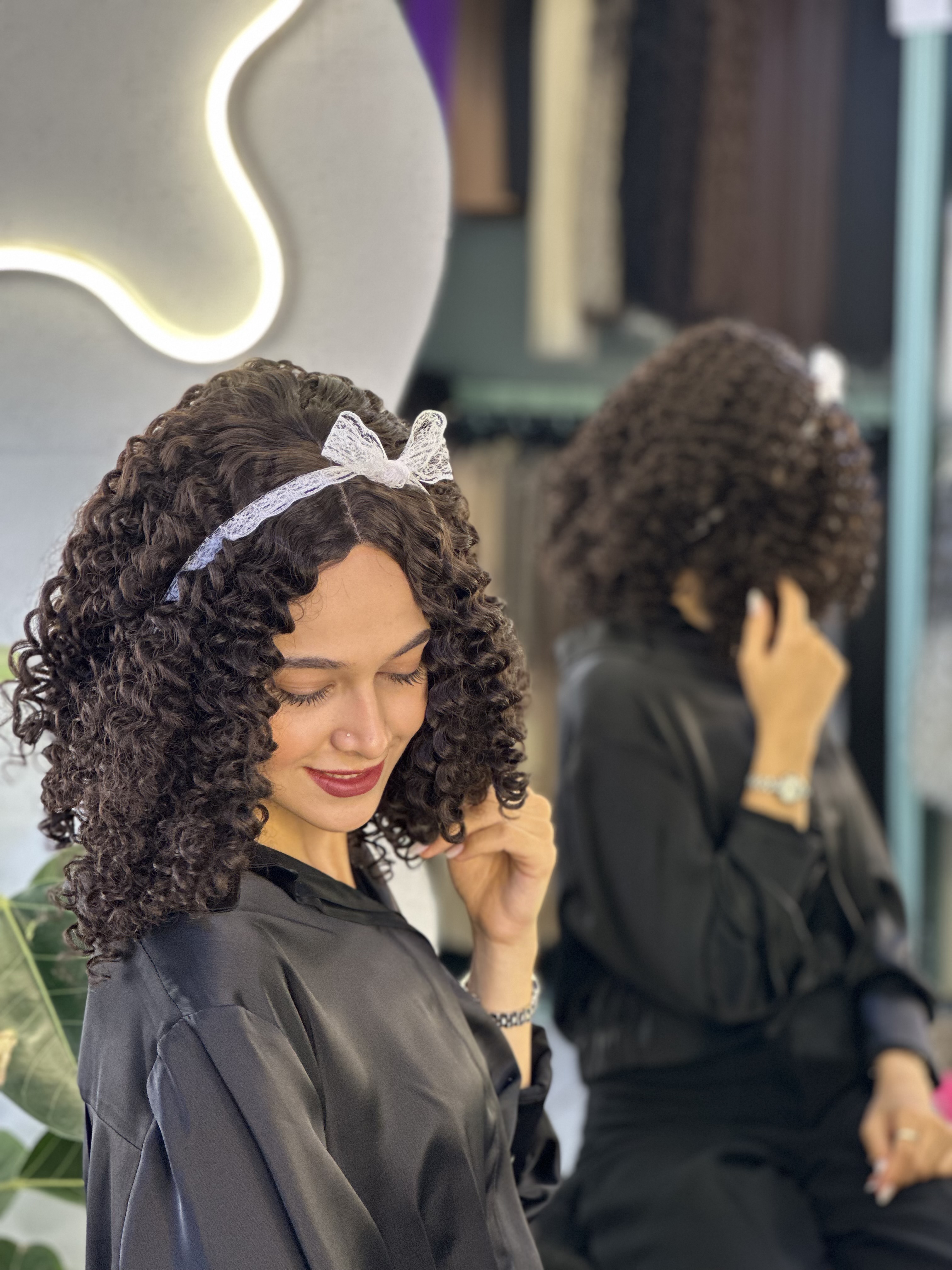 کلاهگیس وارداتی فر قهوه ای سوخته کد 6a(برند سوکپ)