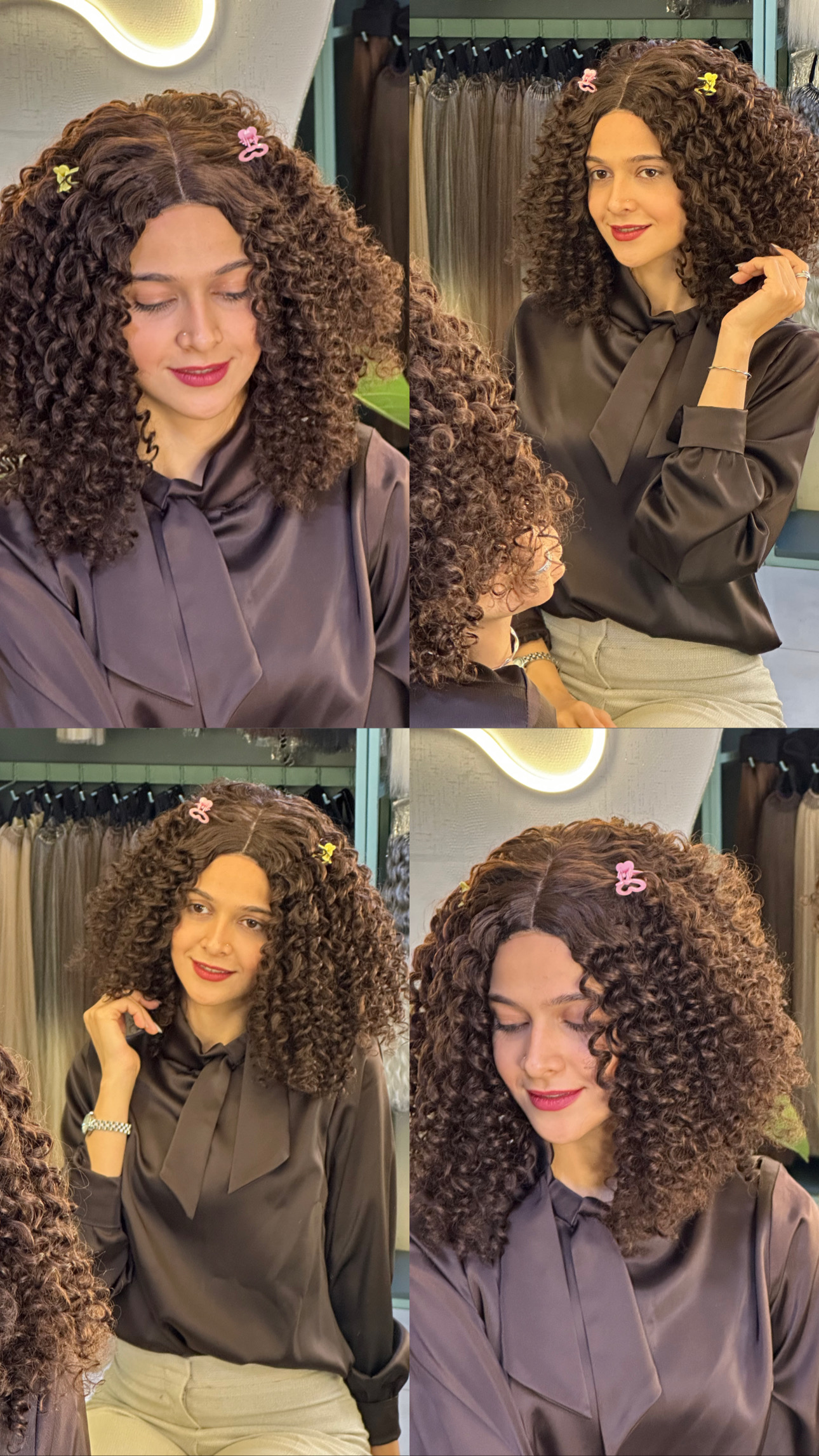 کلاهگیس وارداتی فر خرمایی تیره کد 10b (برند سوکپ)