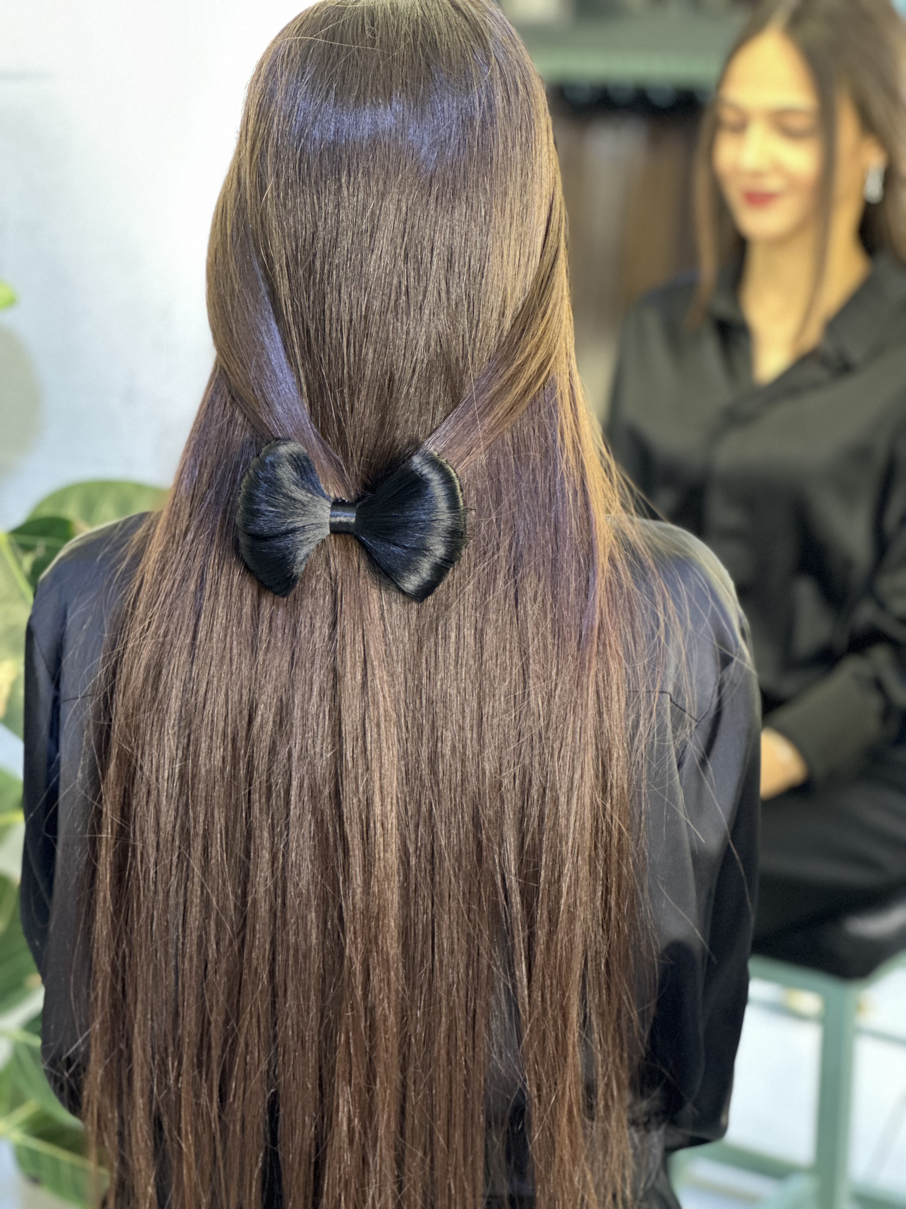 پاپیونی مو مشکی