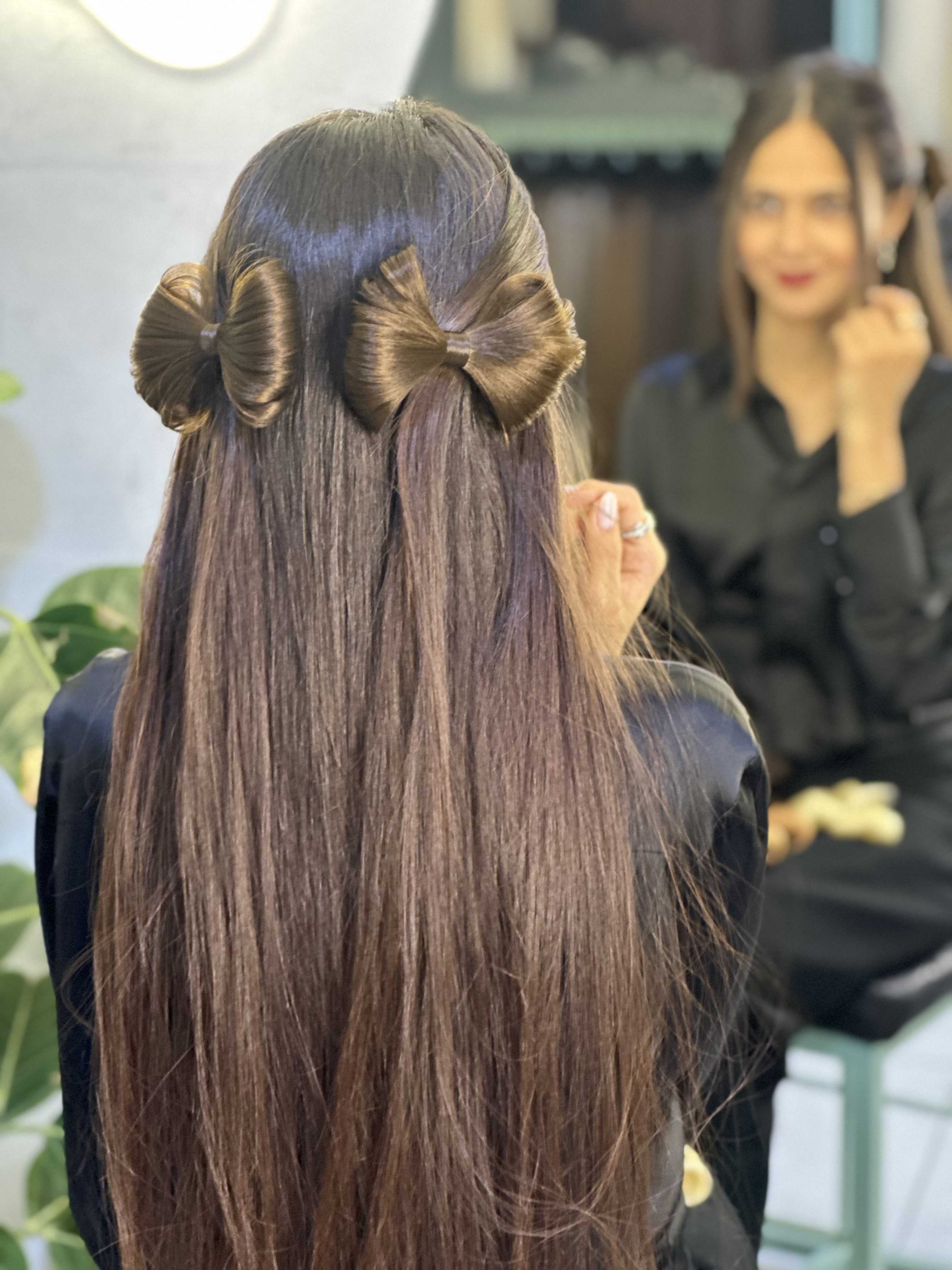 پاپیونی مو خرمایی تیره