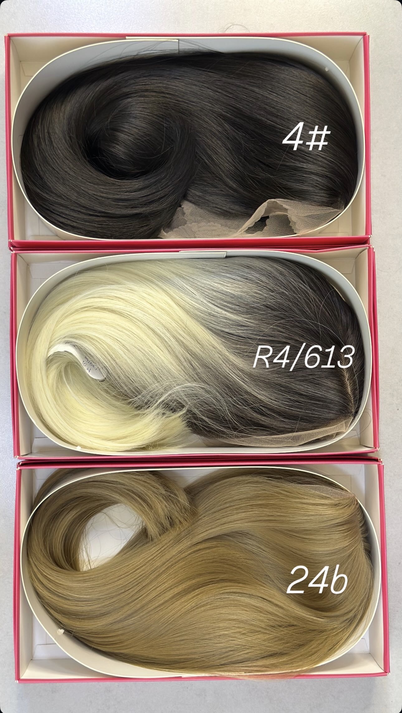 کلاه گیس صاف فرق متحرک وارداتی رنگ مشکی کد 4#