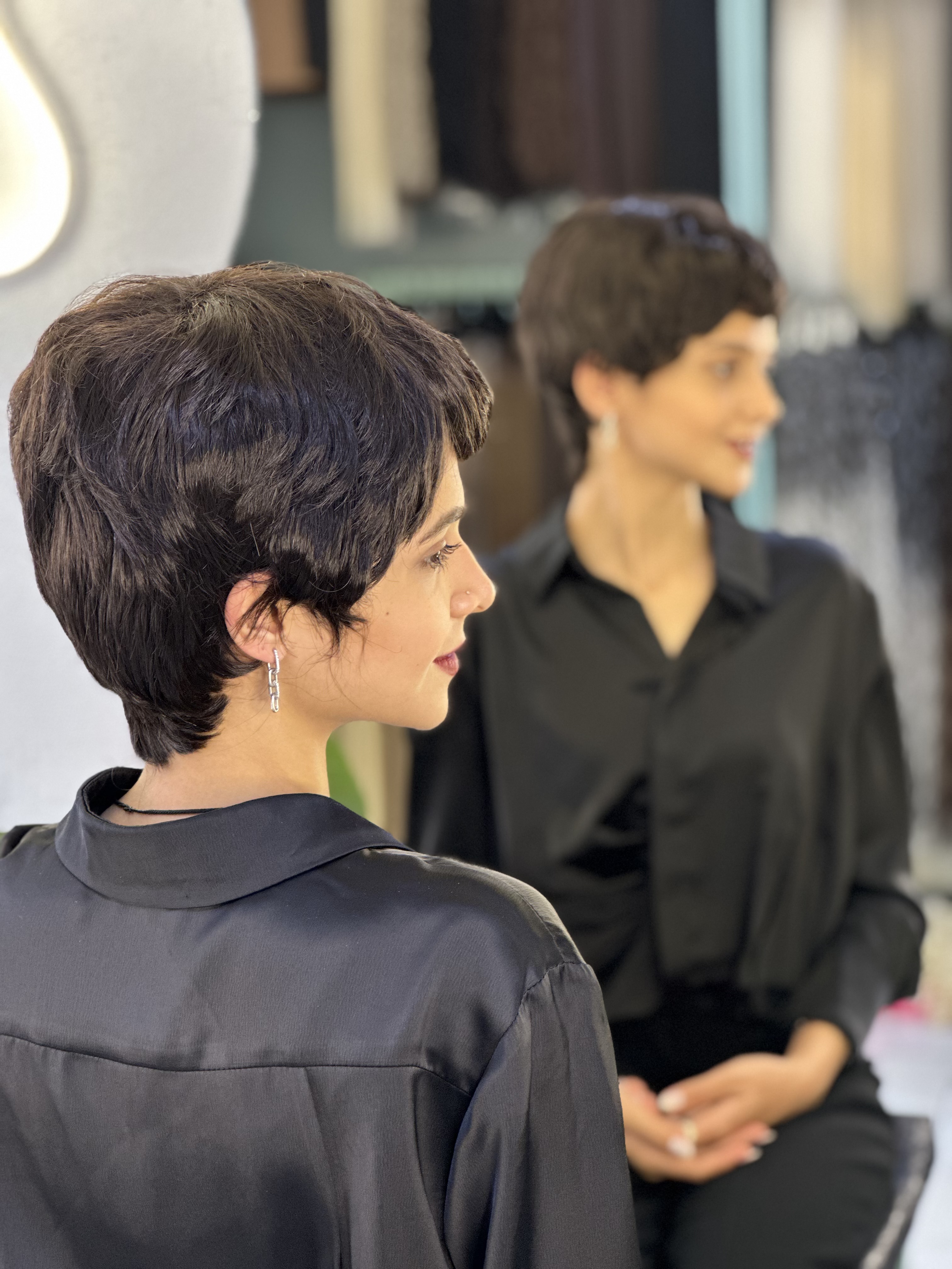 کلاه گیس پسرونه وارداتی مشکی طبیعی کد 3