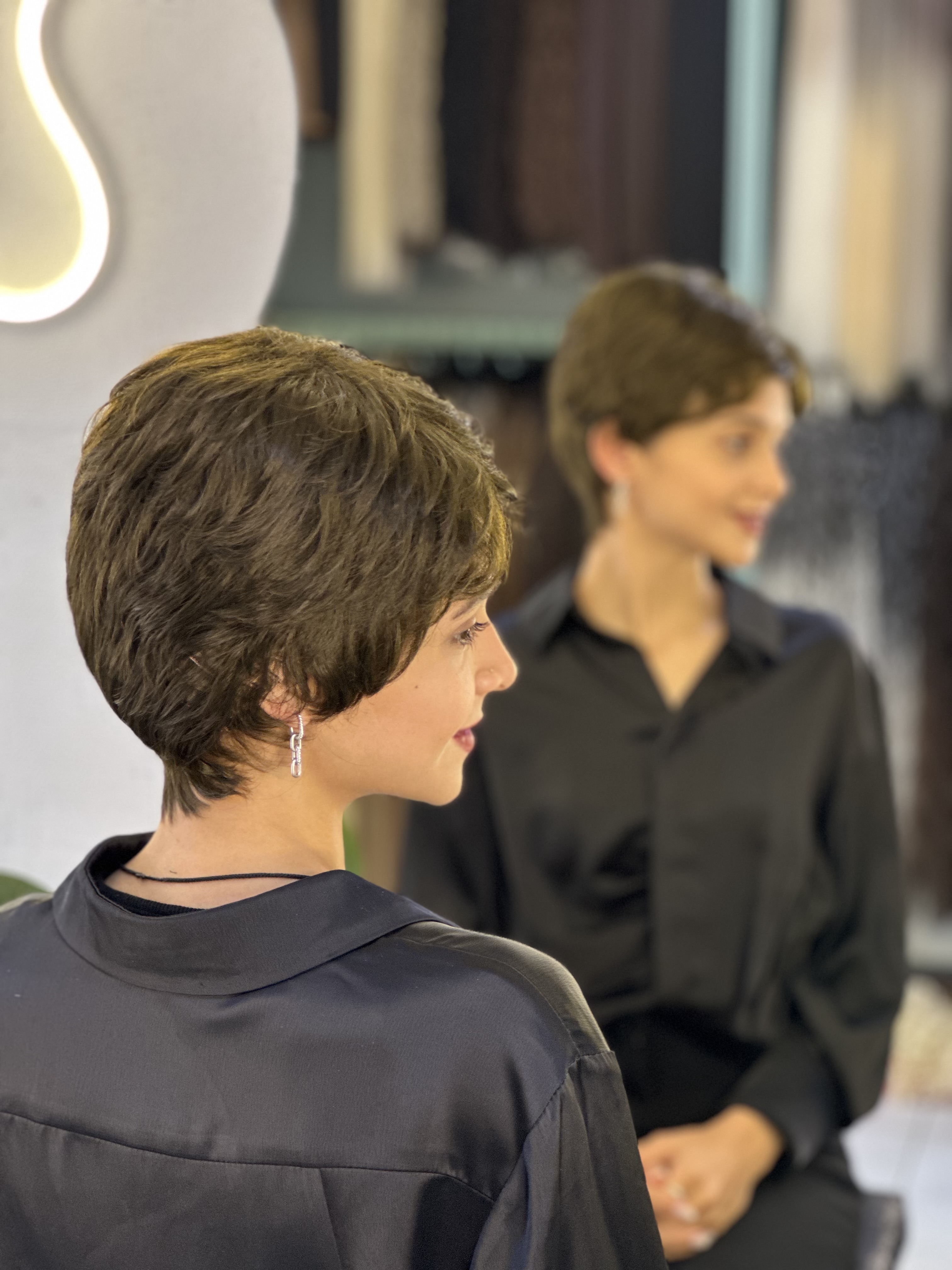 کلاه گیس پسرونه وارداتی خرمایی تیره کد ۸