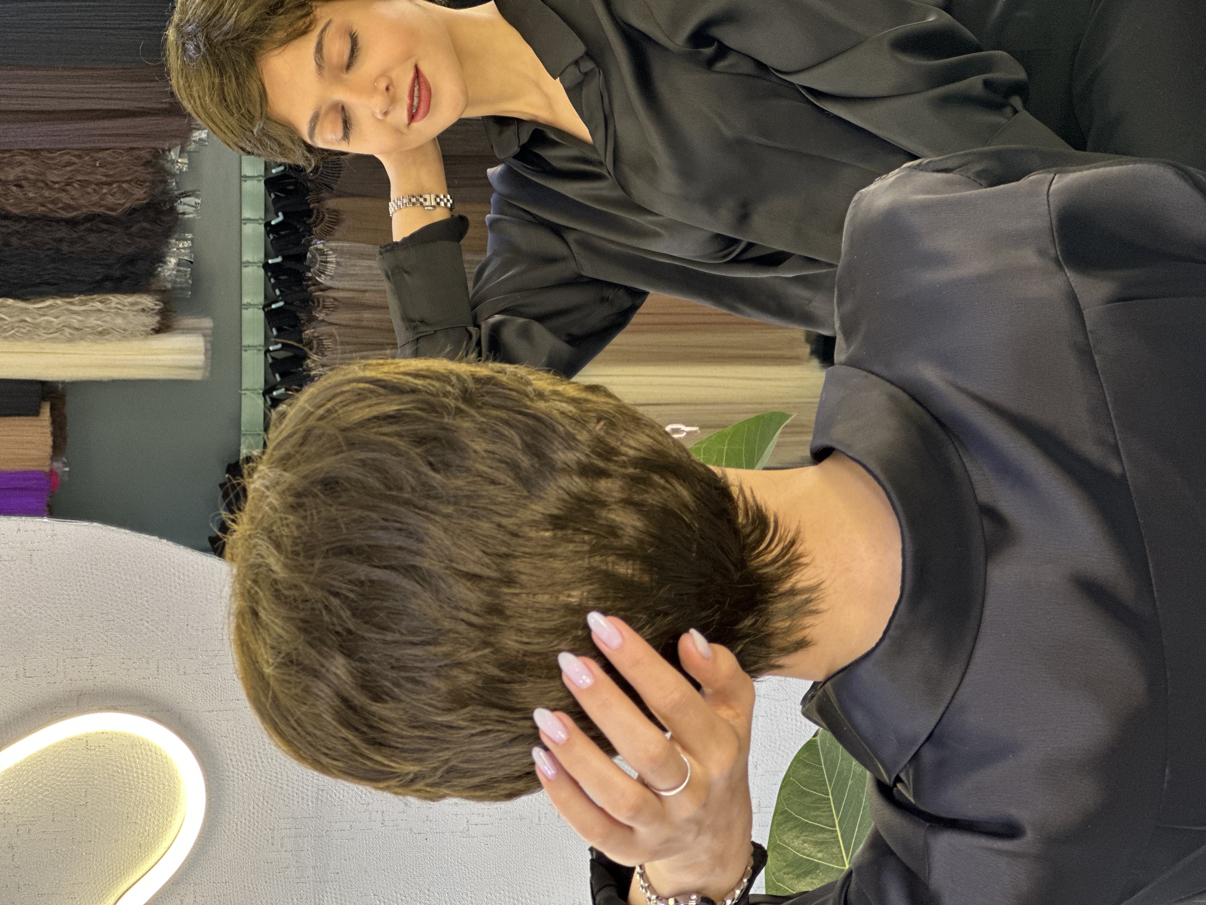 کلاه گیس پسرونه وارداتی خرمایی تیره کد ۸