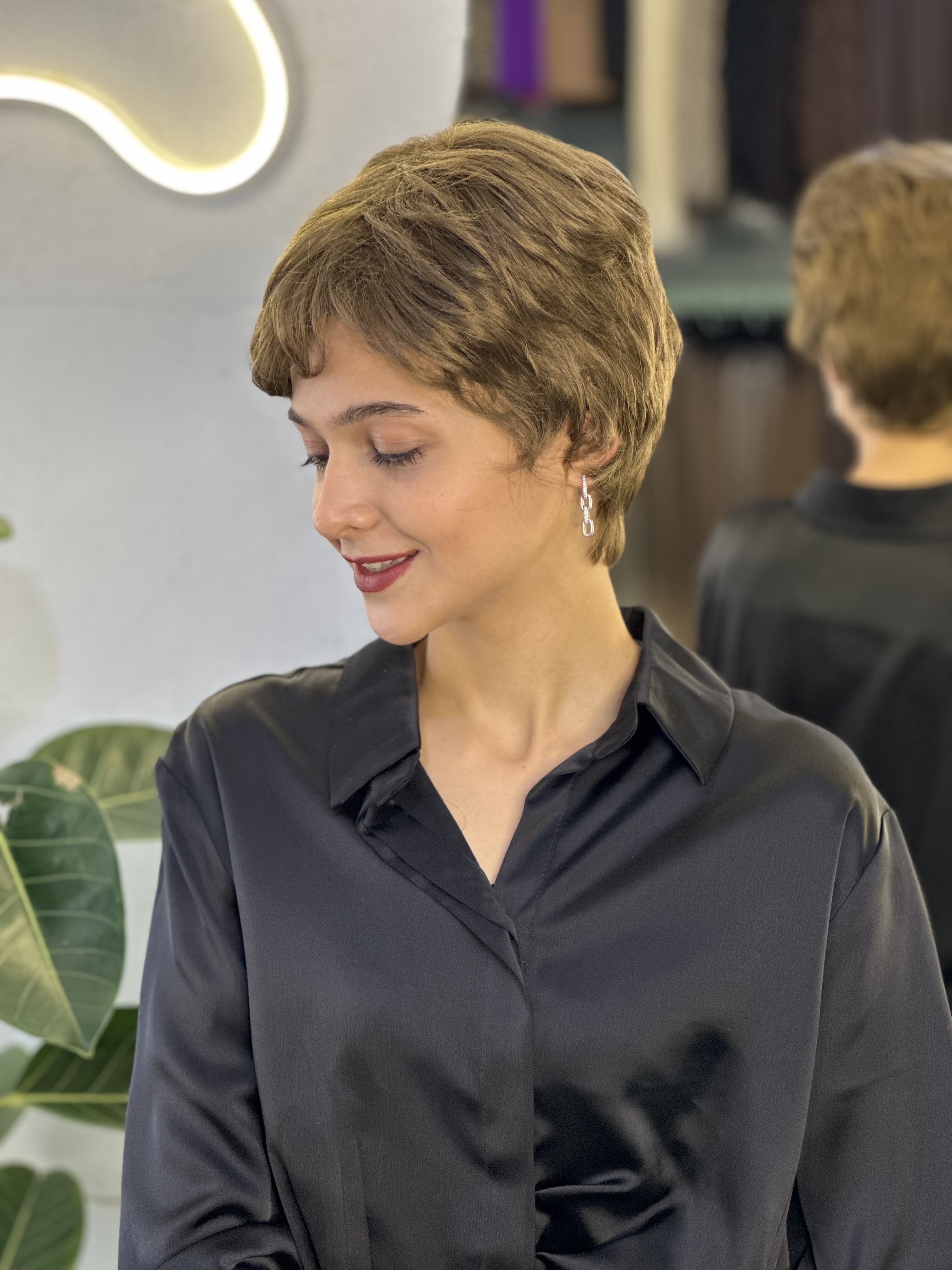 کلاه گیس پسرونه وارداتی زیتونی کد ۱۰
