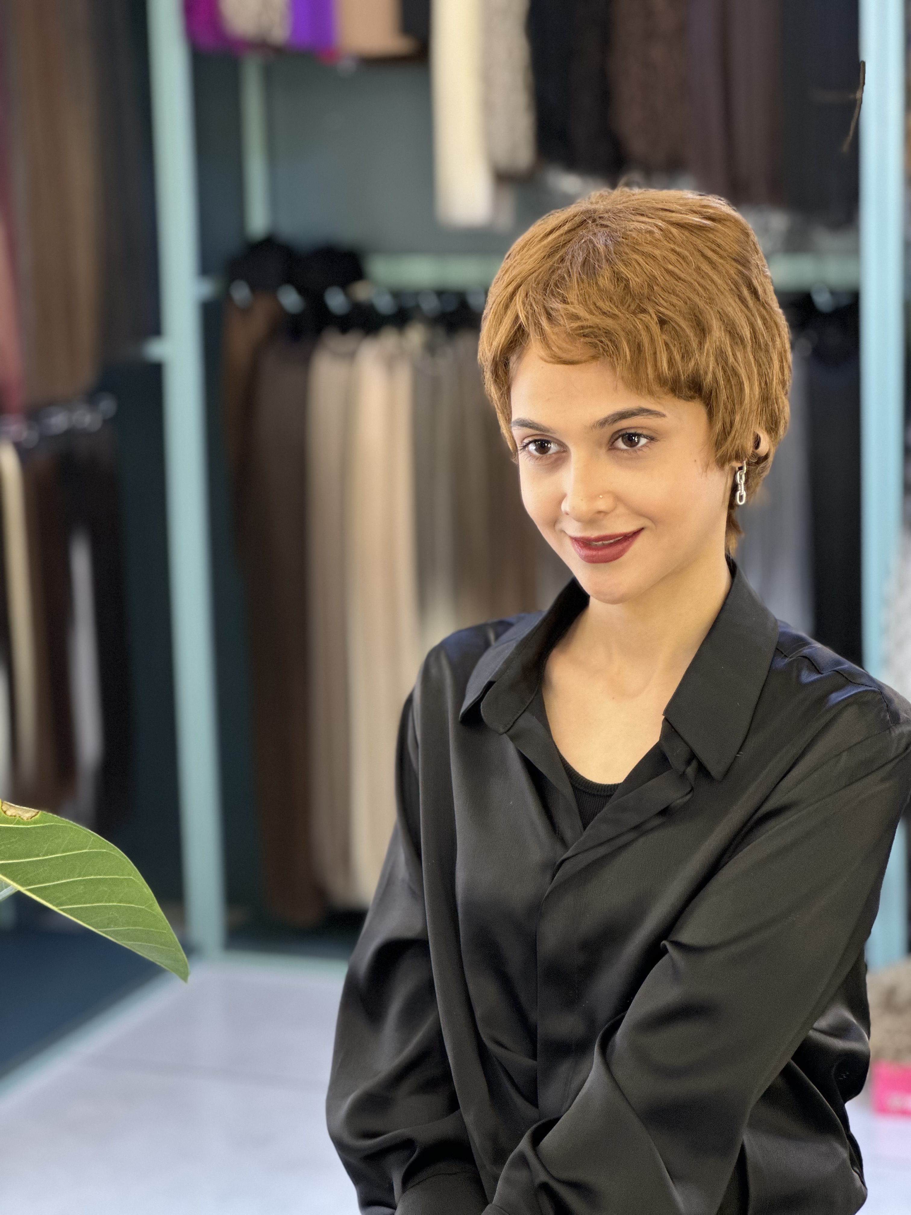 کلاه گیس پسرونه وارداتی حنایی کد ۱۲