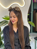 گیره گوجه ای مو (لایت قهوه ای کاراملی)
