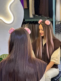 گیره گوجه ای مو(صورتی)