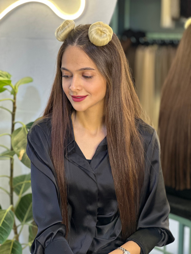 گیره گوجه ای مو (بلوند)